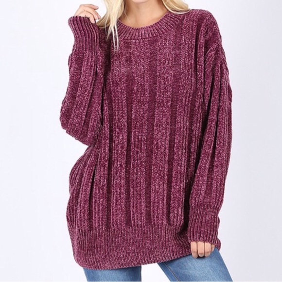 Sweaters - 🔺 LAST ONE 🔺 Sugar Plum Chenille Sweater